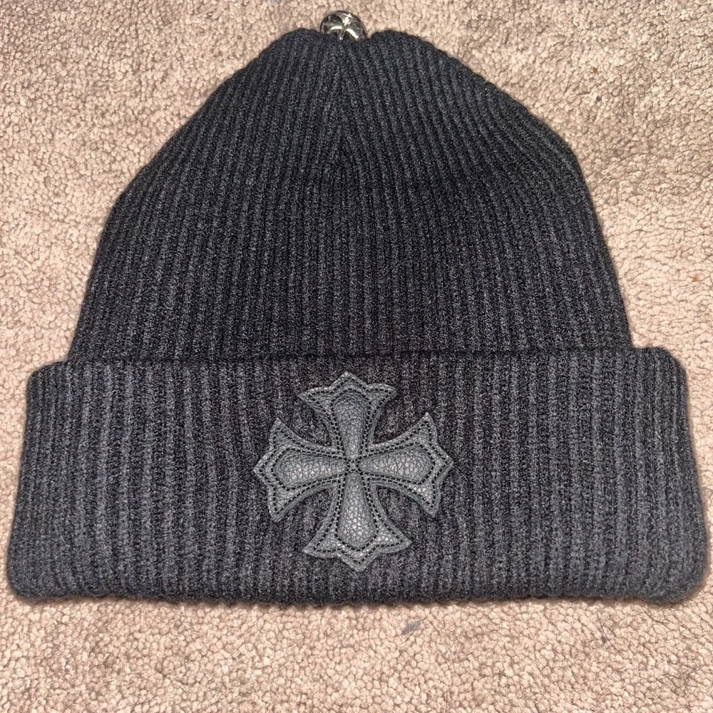 Chrome Hearts | Accessories | Chrome Hearts Beanie Black | Poshmark